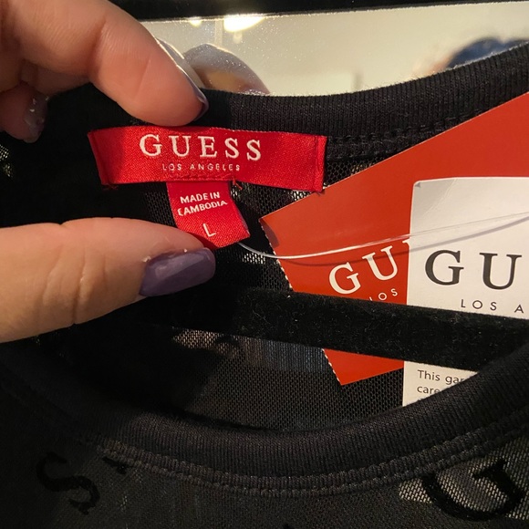 Guess mesh dress with slip BRAND NEW - Picture 2 of 3